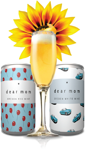 Mimosas For Mom - Imagem Com Fundo Branco (496x633), Png Download