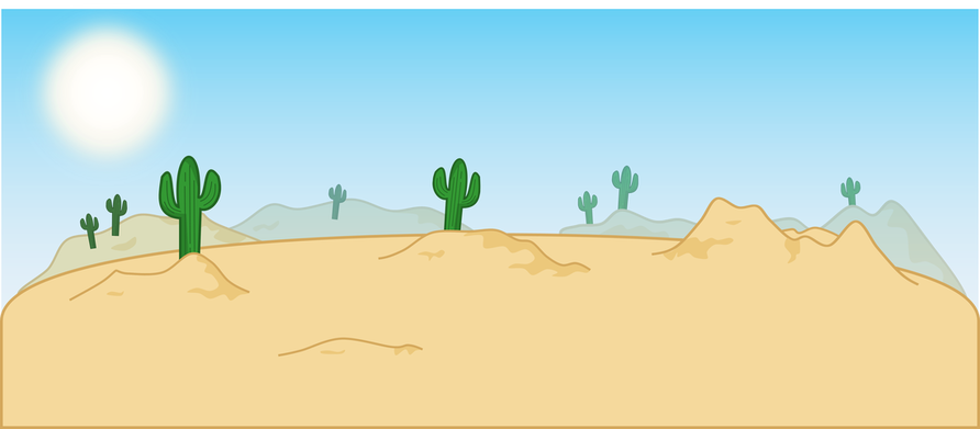 Desert - Desert Png (892x391), Png Download