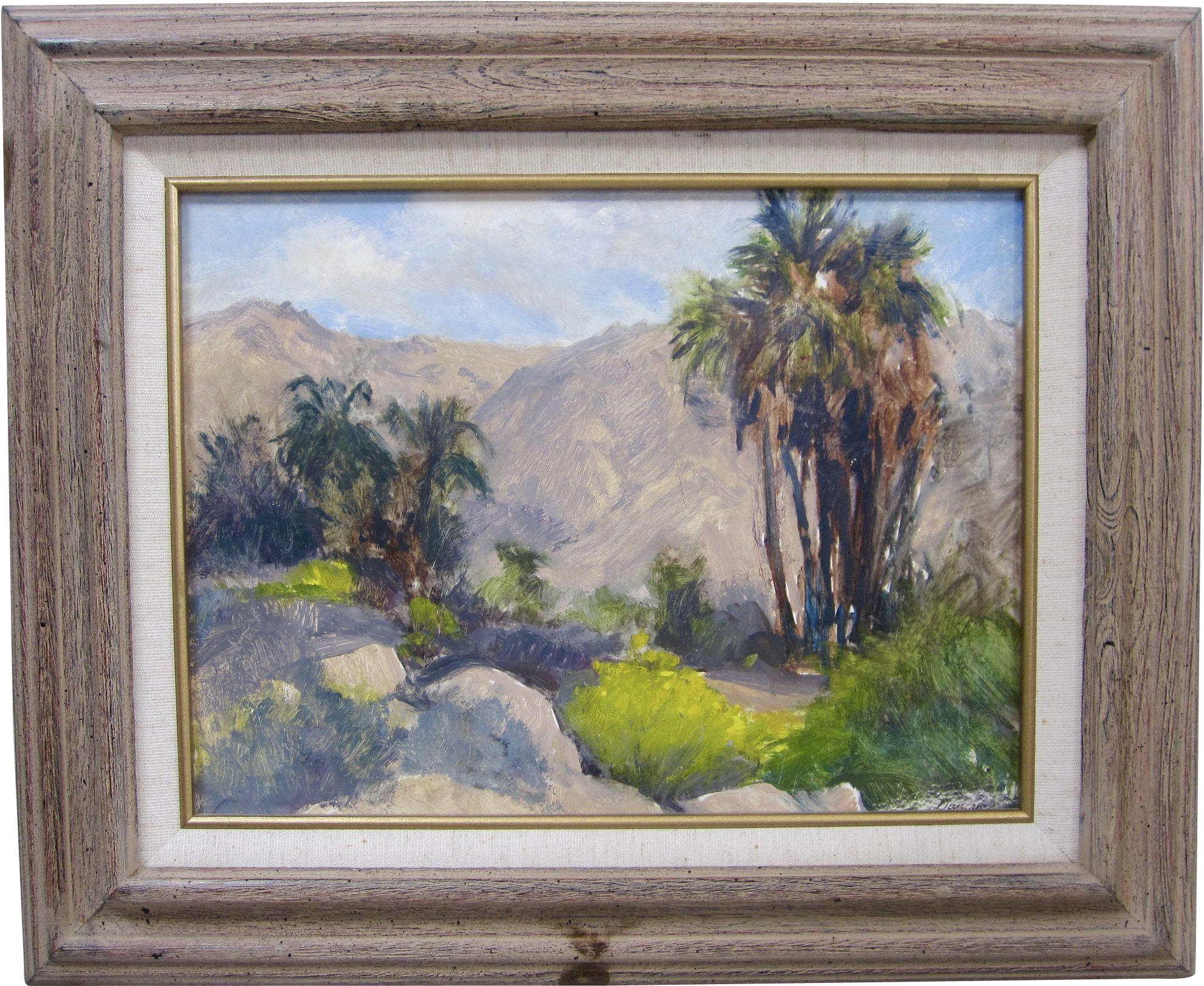 Darwin Duncan Listed Original Early California Desert - Landscape (1980x1980), Png Download