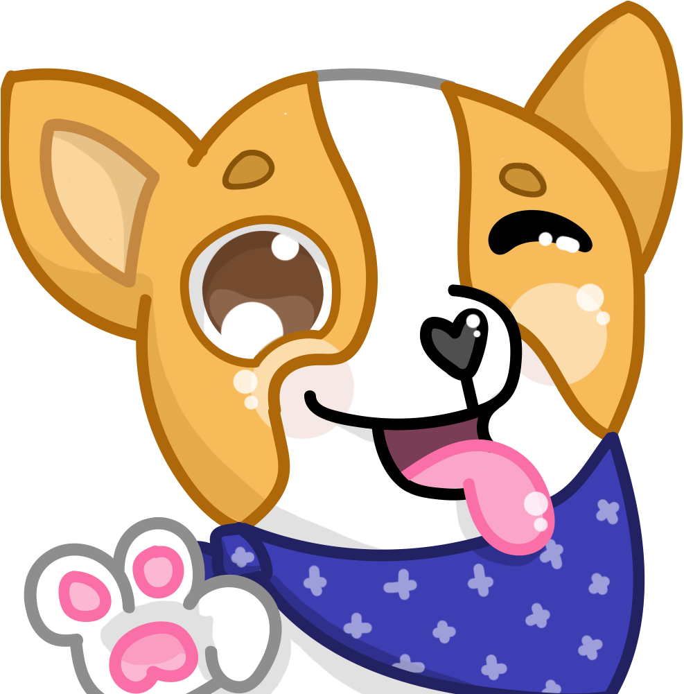 Pupper - Emote (1000x1000), Png Download