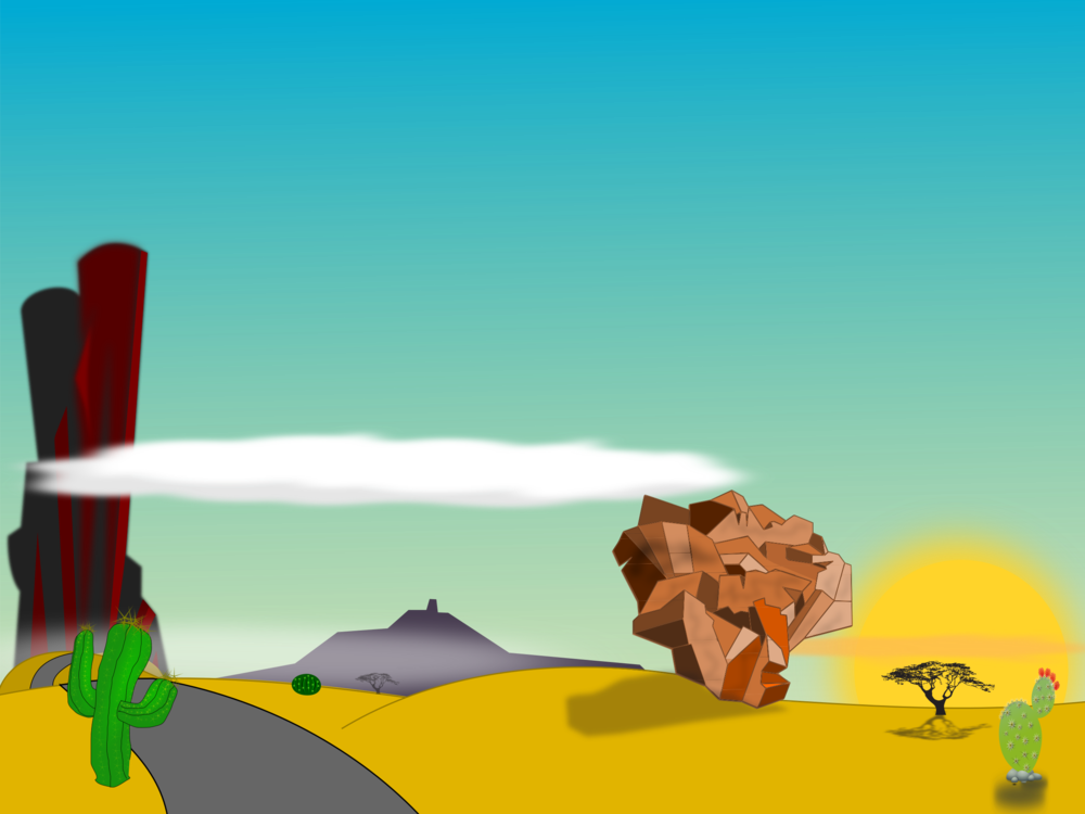 Desert Dune Xerocole Download - Desert Clipart Background (1000x750), Png Download