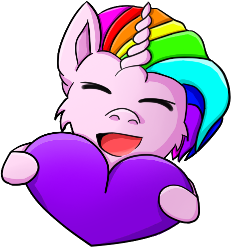 Final-1 - Unicorn Twitch Emote Free (500x500), Png Download