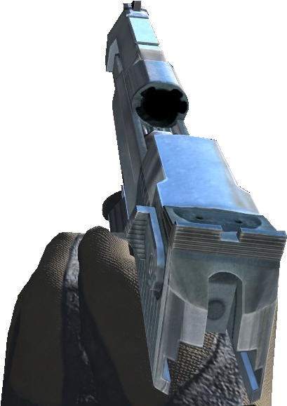 Desert Eagle Firing Cod4 - Cod Mw Desert Eagle (438x618), Png Download