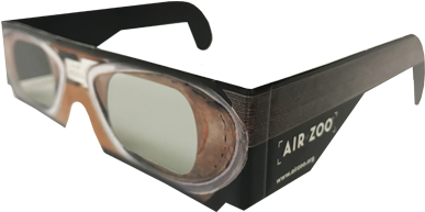 300,000 Circular Polarized 3d Glasses For Perot Museum - Plastic (416x409), Png Download