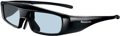 Active Shutter 3d Glasses For Smart Viera 3dtvs - Ty Er3d4mu (561x455), Png Download