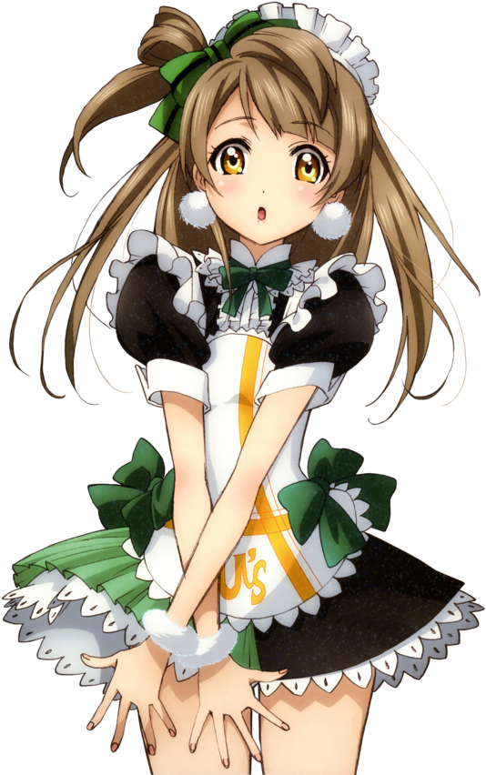 Love Live Minami Kotori Render - Kotori Love Live Maid (600x851), Png Download