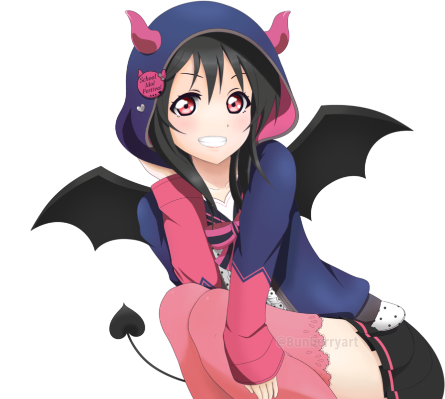 Clipart Library Stock Devil Transparent Love Live Yohane - Love Live Nico Devil (979x816), Png Download