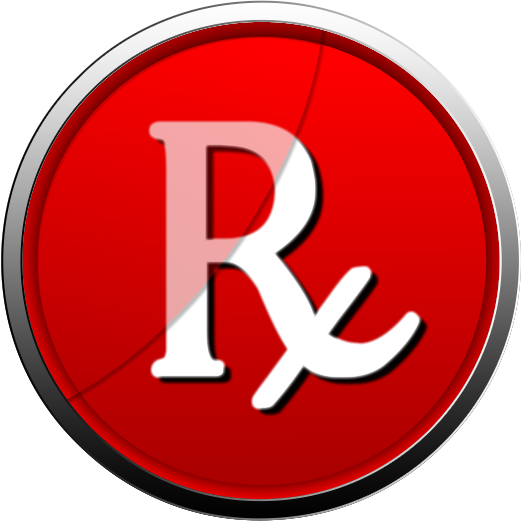 Rx Pharmacy Symbol Italized - Rx Symbol Of Pharmacy (522x522), Png Download