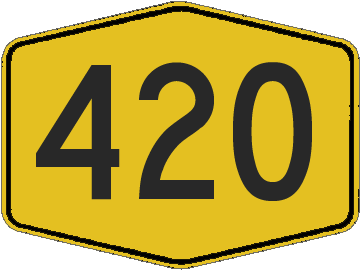 Jkr-ft420 - Florida State Road Sign (400x300), Png Download