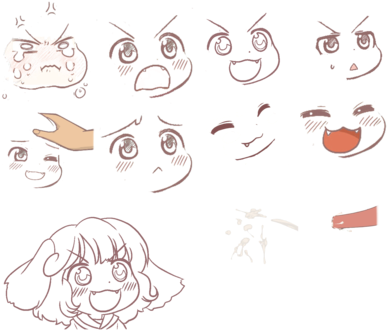 I1948852025 - Aprender Dibujar Expresiones Anime (420x420), Png Download