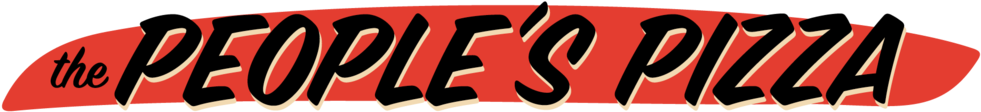 Thepeople'spizza (1000x222), Png Download