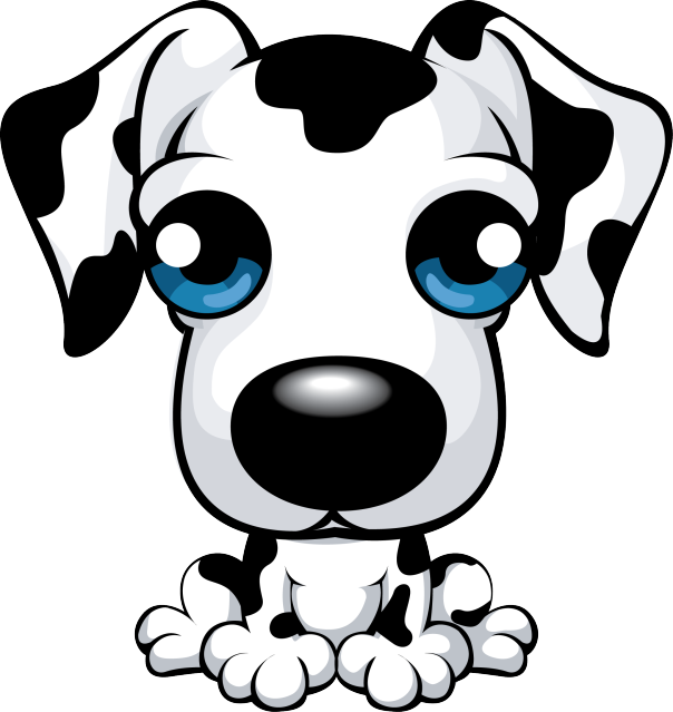 Huellas De Perro Png - Cute Puppy Cartoon Png (604x639), Png Download