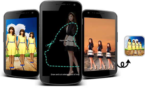 Crazy Mirror Magic Effect - Smartphone (567x344), Png Download