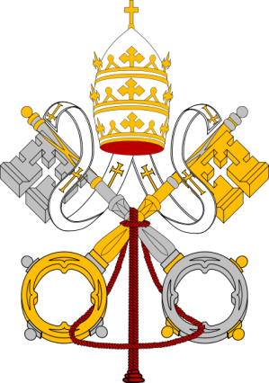 A Comprehensive List Of Popes Of The Catholic Church - Coats Of Arms Of The Holy See (299x426), Png Download