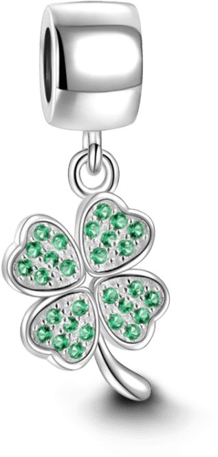 Good Luck Charms Soufeel Green Four Leaf Flower (750x750), Png Download