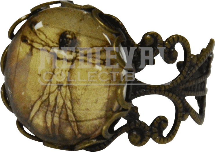 "da Vinci's Vitruvian Ring" (800x800), Png Download