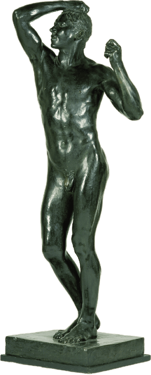The Blind Man - Giclee Painting: Rodin's The Age Of Bronze, 1877, 24x18in. (485x1200), Png Download