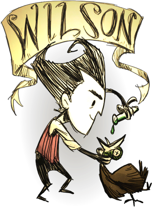 Wilson - Wilson Don T Starve (560x720), Png Download