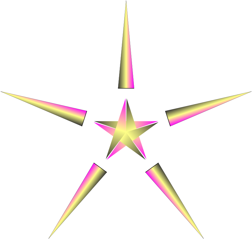 This Free Icons Png Design Of Christmas Star With Pulsing (825x784), Png Download