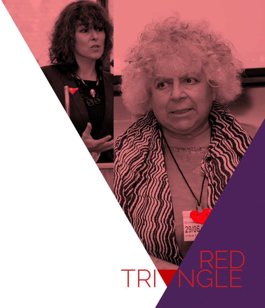 Red Triangle Fights Against Fgm - Triangle (879x1024), Png Download