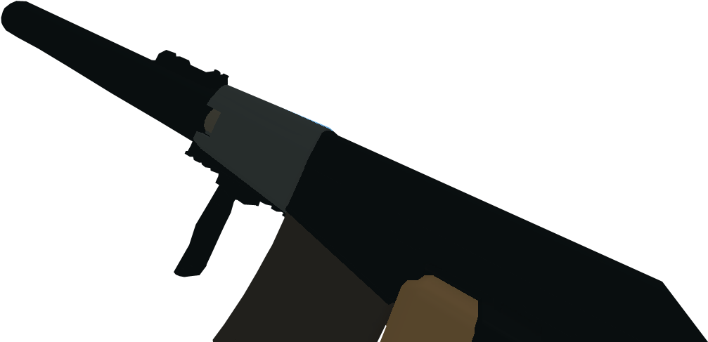 Folding Grip - Phantom Forces Holding Gun (1070x515), Png Download