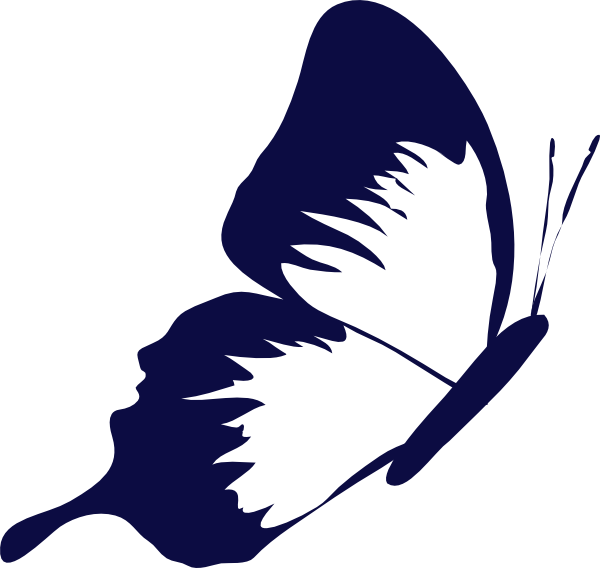 Butterfly Clip Art - Clip Art Butterfly Outlines (600x568), Png Download