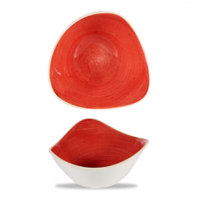 3cm Stonecast Berry Red Triangle Bowl - Bowl (400x400), Png Download