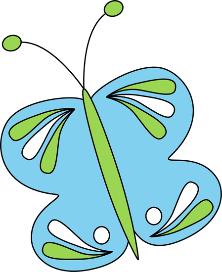 Blue Butterfly - Initial A Sounds (449x550), Png Download