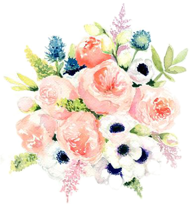Welcome To Fields In Bloom - Watercolor Painting (384x430), Png Download