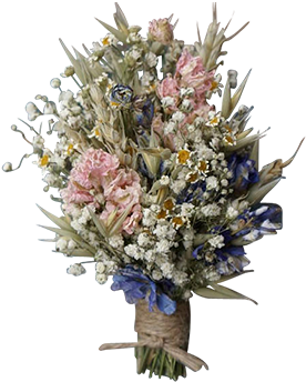 Bouquet De Fleurs Séché (600x600), Png Download