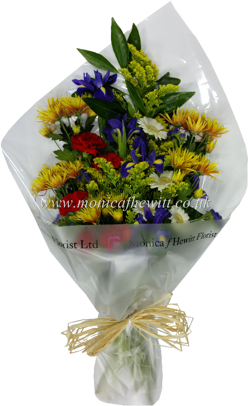 Seasonal Flower Bouquet - Bouquet (538x872), Png Download
