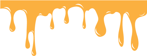 Dripping Paint Illustration (500x295), Png Download