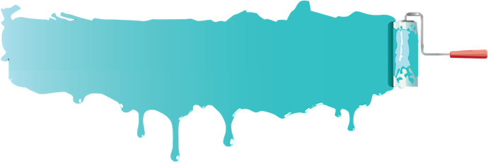 Share This Image - Dripping Paint Blue Png (690x229), Png Download
