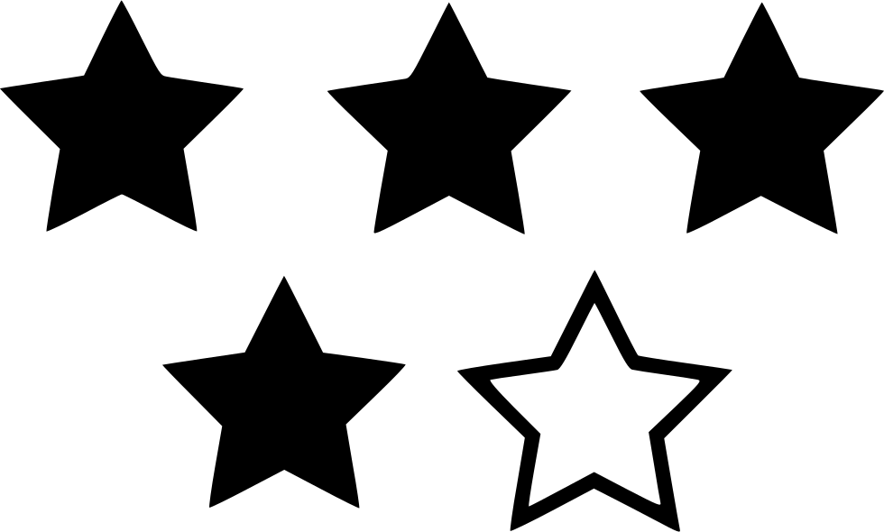Four Star Rating Free Icon - Instagram Highlight Cover Grey (980x590), Png Download