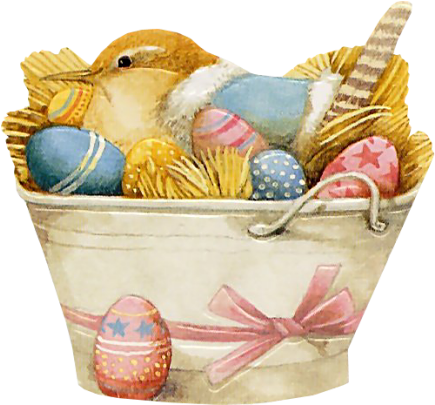 Artist ~ Marjolein Bastin Vintage Easter, Nature Artists, - Happy Easter (450x419), Png Download
