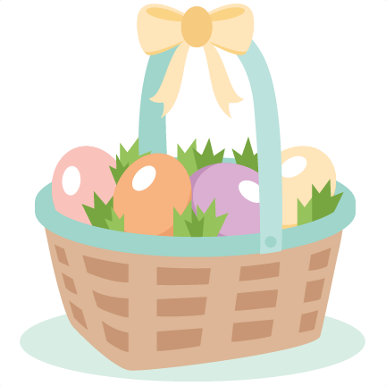 Easter Basket Svg Cut Files Svg Scrapbook Cut File - Clip Art (432x432), Png Download
