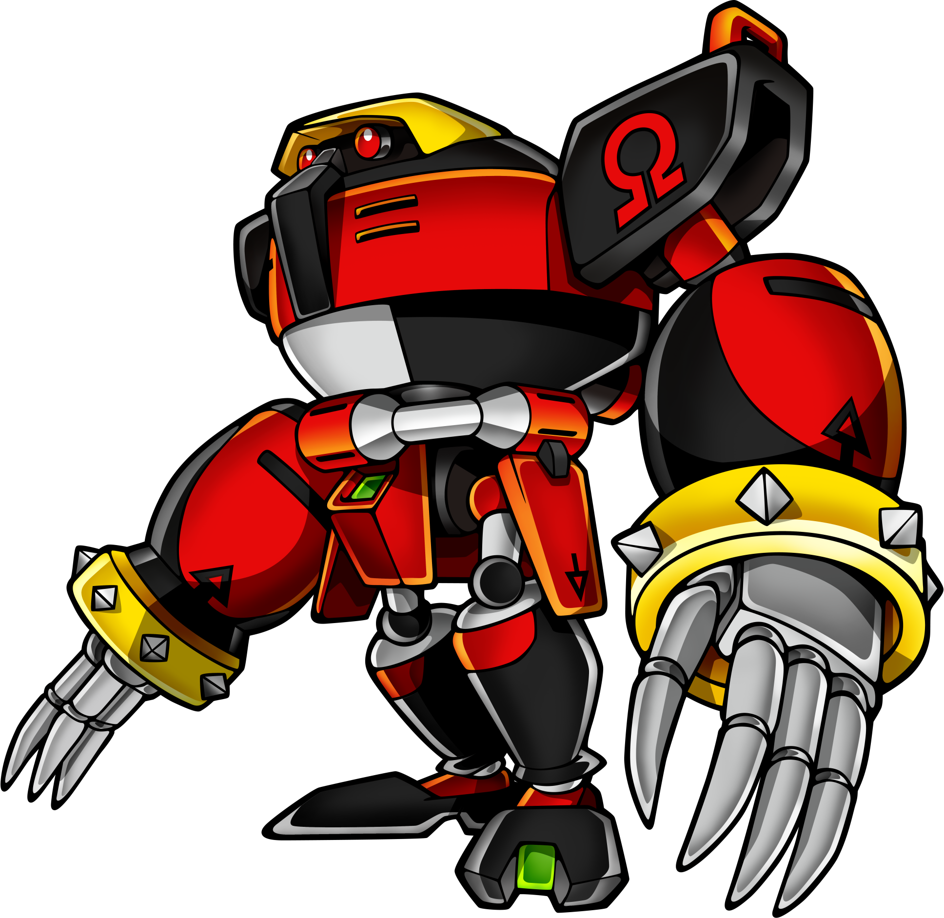 Sonic Art Assets Dvd - E 123 Omega (1936x1883), Png Download