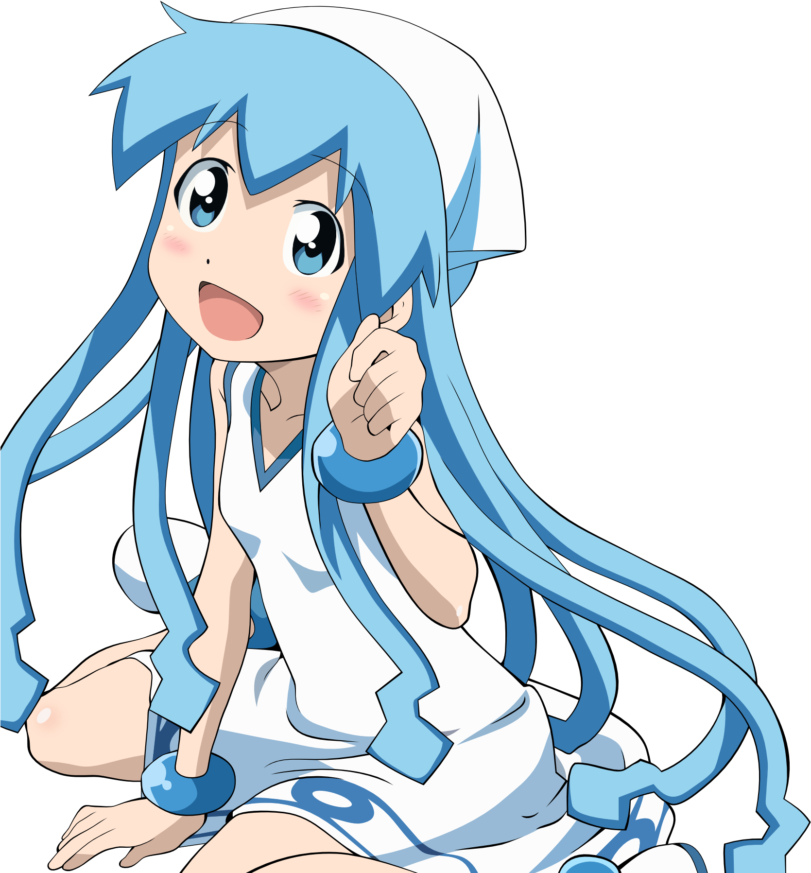 Create A Dank Meme - Squid Girl (1822x1822), Png Download