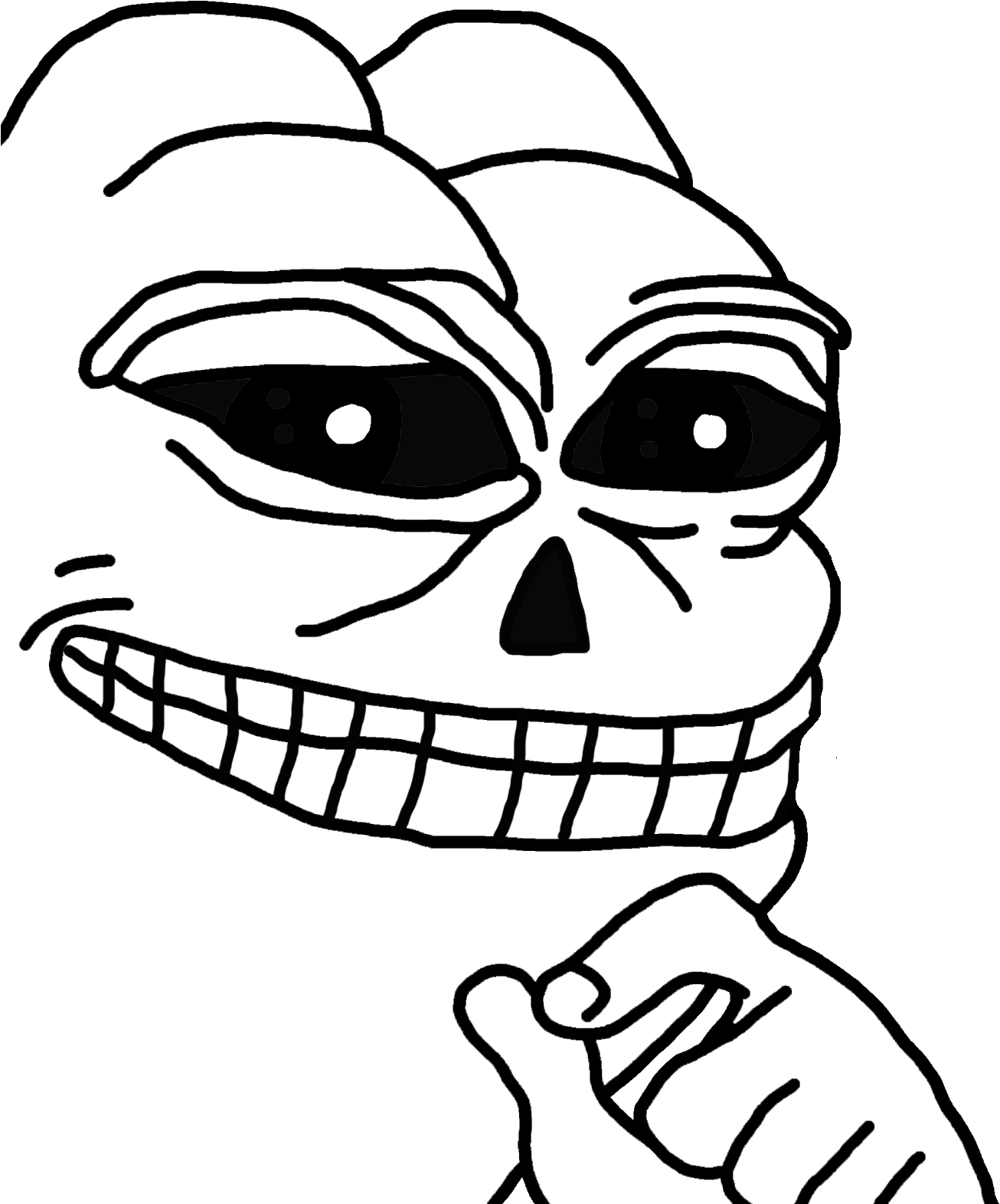 Png Transparent Undertale Gifs Meme Alert Wattpad Alphys - Luigi Pepe The Frog (1631x1571), Png Download