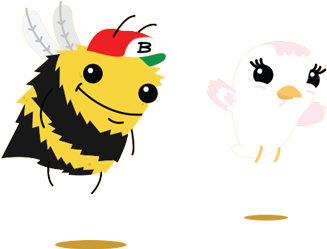 Bird And Bee - Birds And The Bees Png (475x475), Png Download