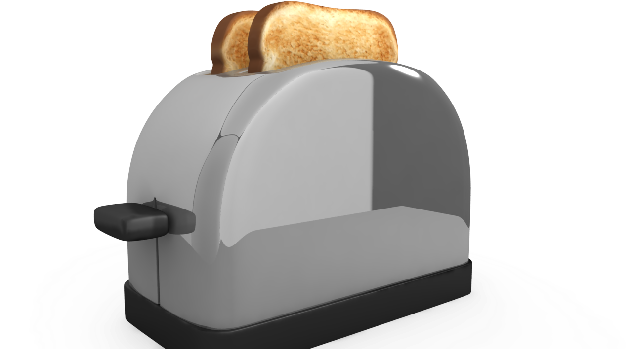 Toaster Png - Toast And Toaster Png (1280x720), Png Download