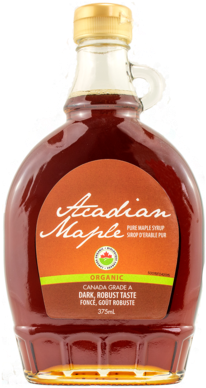 Organic Maple Syrup - Acadian Maple Blueberry Maple Syrup | Westminsterhealthstore.com (325x479), Png Download
