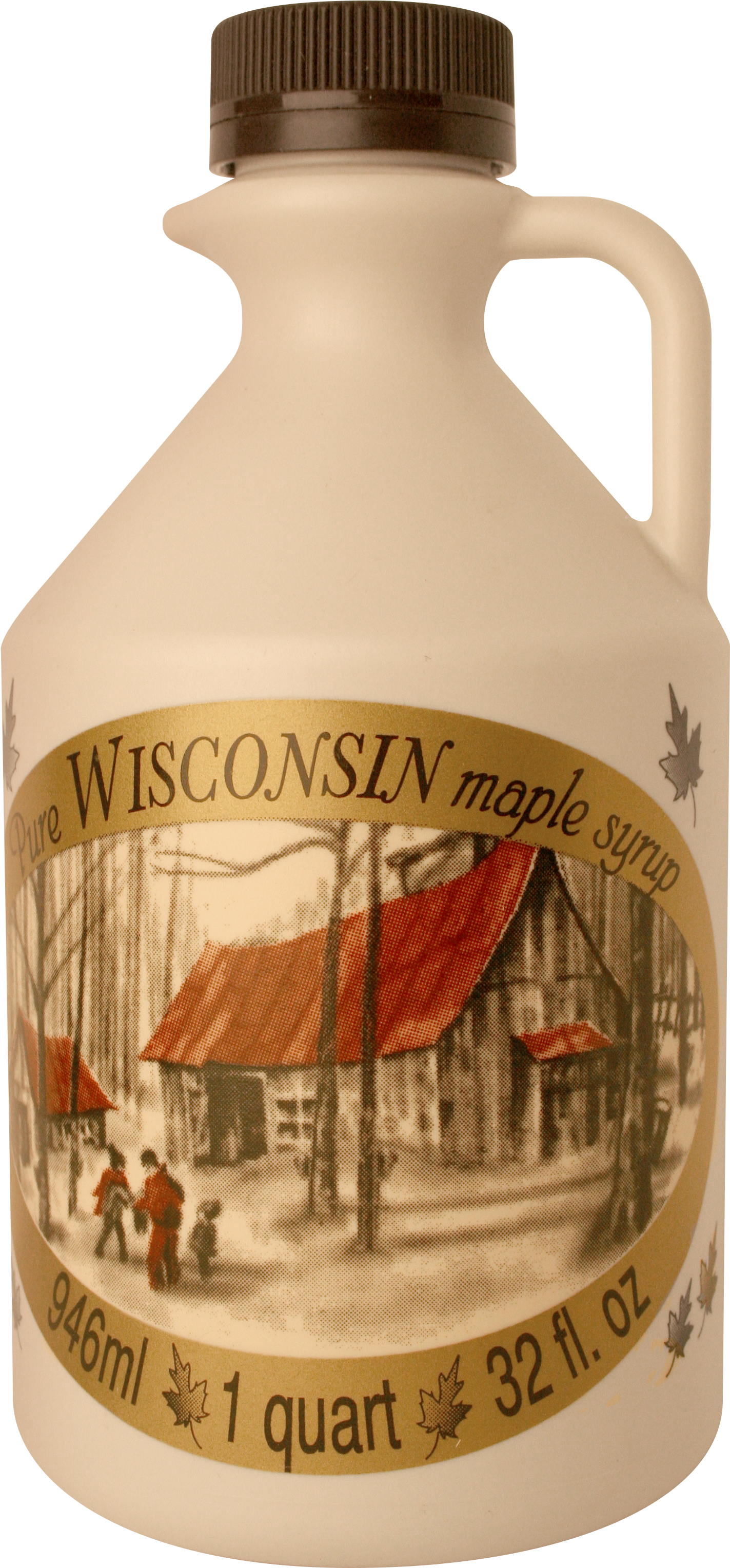 Pure Wisconsin Maple Syrup 1 Quart - Sleeping Bear Farms Maple Syrup 16 Oz. Pint - Case (2304x3456), Png Download