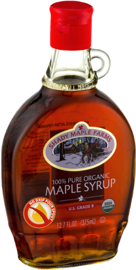 Shady Maple Farms 100 Percent Pure Organic Maple Syrup (600x600), Png Download