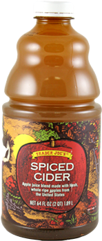 Product In Container - Trader Joe's Spiced Cider (500x350), Png Download