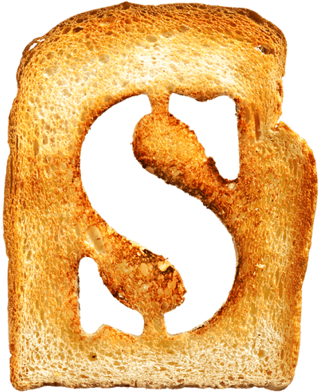 Hot Typeface For Delicious Breakfast - Potato Bread (595x595), Png Download