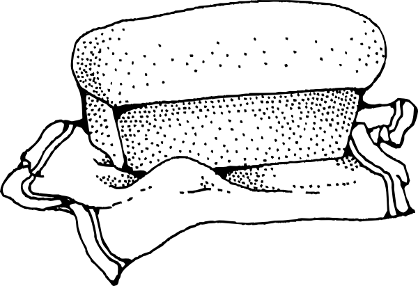 Toast Loaf (600x411), Png Download