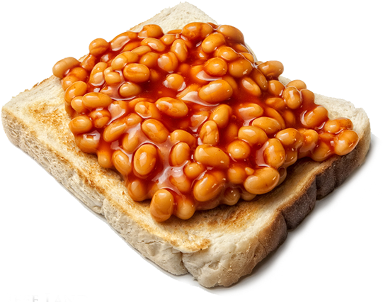 Beans On Toast Png (546x435), Png Download