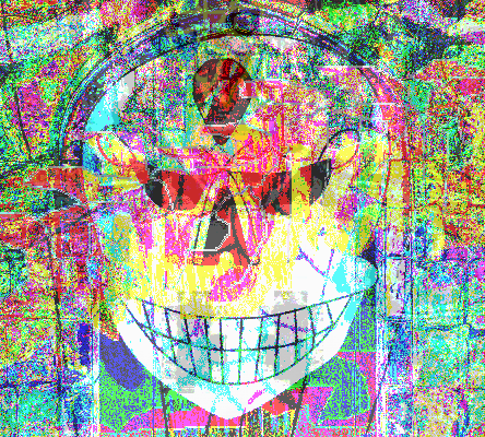 Royalty Free Stock Drawing Instagram Psychedelic - Drawing (444x400), Png Download