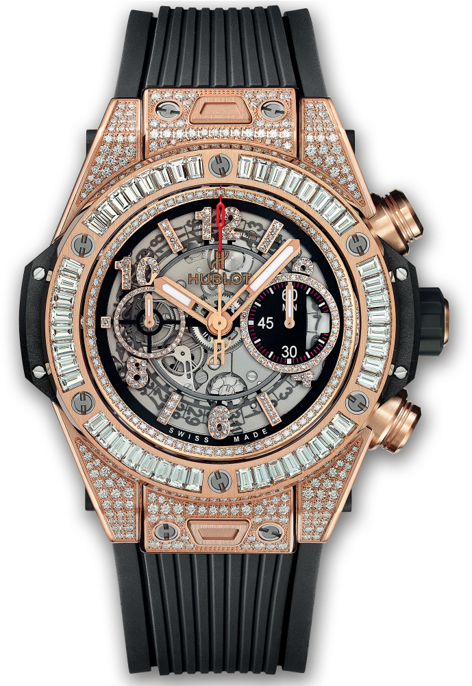 Big Bang Unico King Gold Jewellery - Hublot Big Bang Unico Gold (1000x1000), Png Download